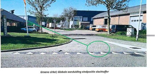 Haaientanden voorrang 185 WVW overmacht vrachtwagen